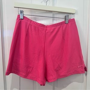 Nike FIT DRY Tennis Golf Pickle Ball Barbie Pink Shorts with build in shorts
